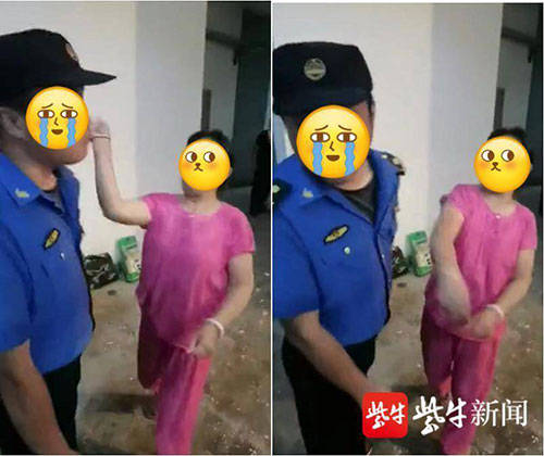 女子掌掴工作人员大喊我是哪吒转世