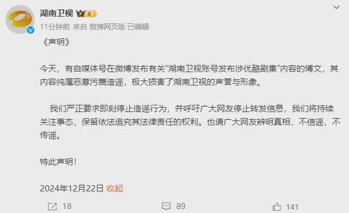 湖南卫视声明
