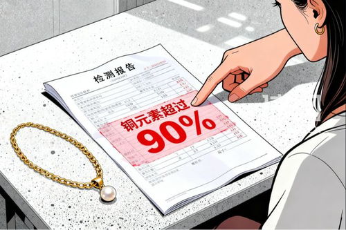 18K金扣头项链检测显示金含量为0 18K金扣头项链检测显示金含量为0